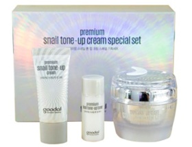  Set Kem Ốc Sên Dưỡng Trắng Da Goodal Premium Snail Tone Up Cream Hàn Quốc