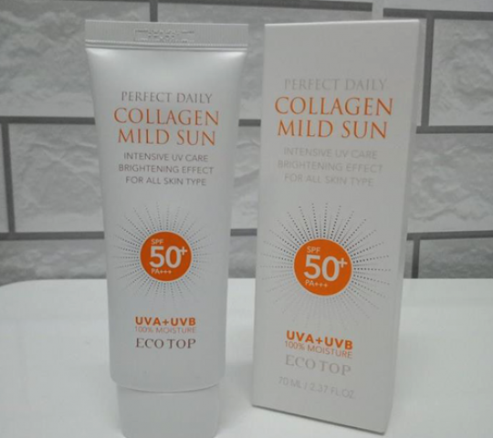 Kem Chống Nắng Collagen Ecotop Perfect Daily Collagen Mild Sun SPF 50+