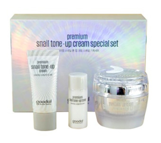  Set Kem Ốc Sên Dưỡng Trắng Da Goodal Premium Snail Tone Up Cream Hàn Quốc